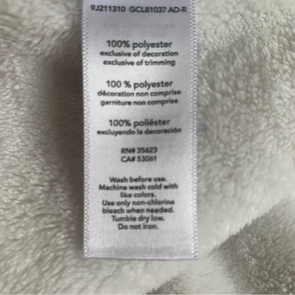 Carter’s Gray White Striped Panda Blanket Baby Security Nursery Soft Rare - Picture 4 of 6